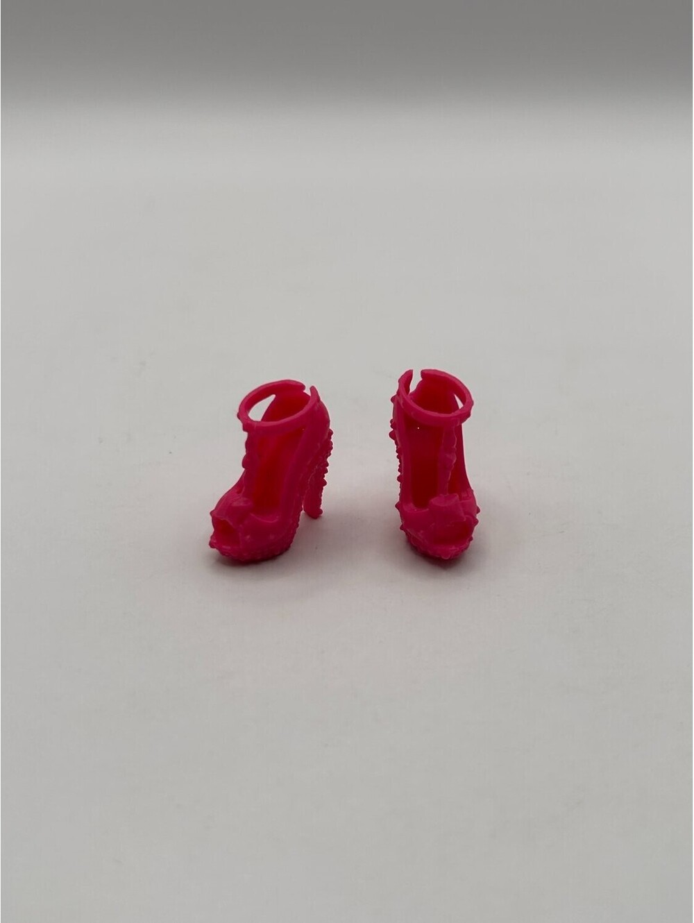 Barbie Hot Pink Platform Heels Pair Fashion Doll Shoes